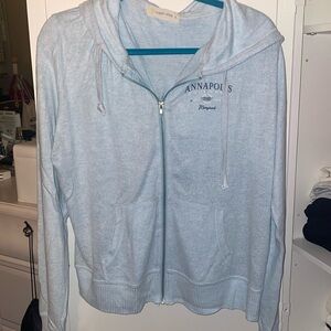 Ocean Drive Annapolis Maryland zip up hoodie